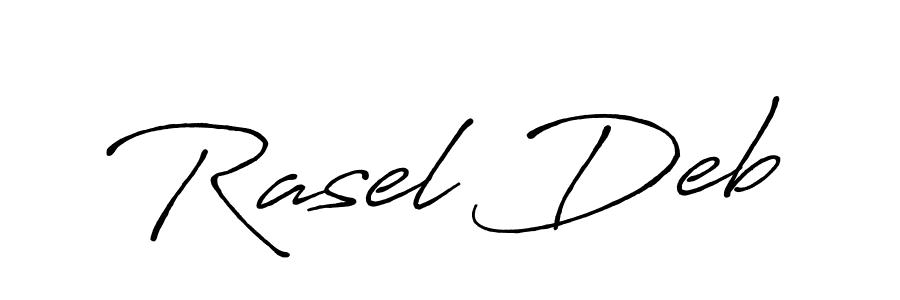 Also we have Rasel Deb name is the best signature style. Create professional handwritten signature collection using Antro_Vectra_Bolder autograph style. Rasel Deb signature style 7 images and pictures png