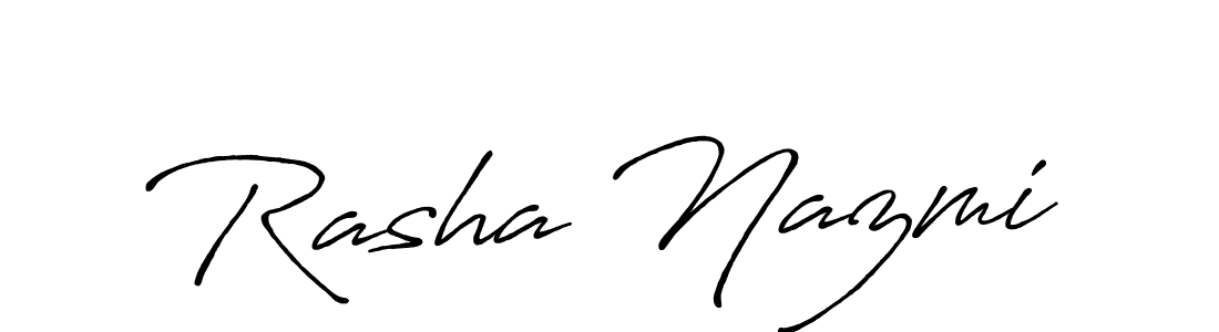 if you are searching for the best signature style for your name Rasha Nazmi. so please give up your signature search. here we have designed multiple signature styles  using Antro_Vectra_Bolder. Rasha Nazmi signature style 7 images and pictures png