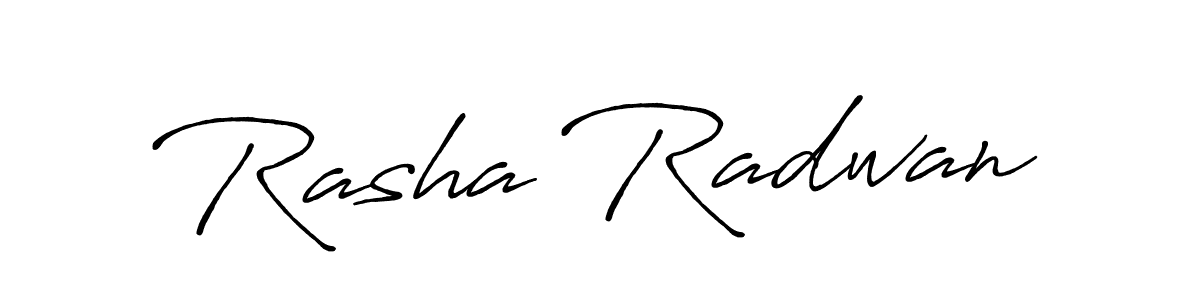 Antro_Vectra_Bolder is a professional signature style that is perfect for those who want to add a touch of class to their signature. It is also a great choice for those who want to make their signature more unique. Get Rasha Radwan name to fancy signature for free. Rasha Radwan signature style 7 images and pictures png