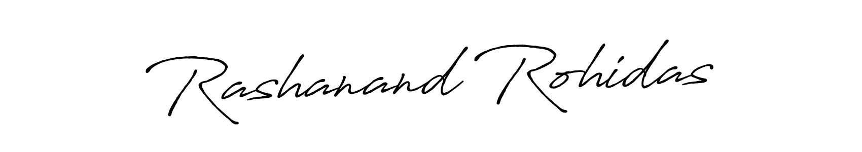 Also You can easily find your signature by using the search form. We will create Rashanand Rohidas name handwritten signature images for you free of cost using Antro_Vectra_Bolder sign style. Rashanand Rohidas signature style 7 images and pictures png