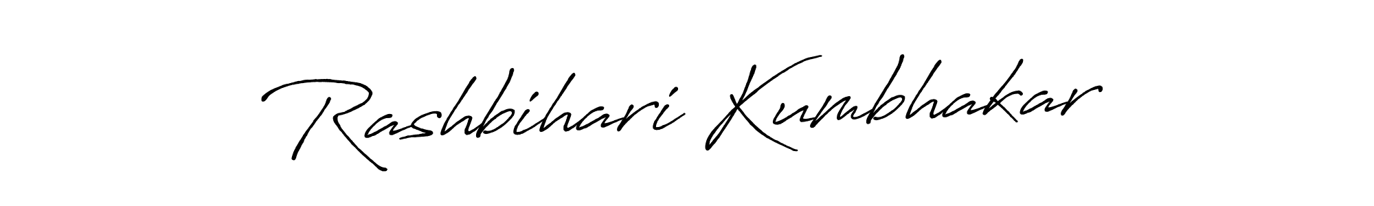 Use a signature maker to create a handwritten signature online. With this signature software, you can design (Antro_Vectra_Bolder) your own signature for name Rashbihari Kumbhakar. Rashbihari Kumbhakar signature style 7 images and pictures png
