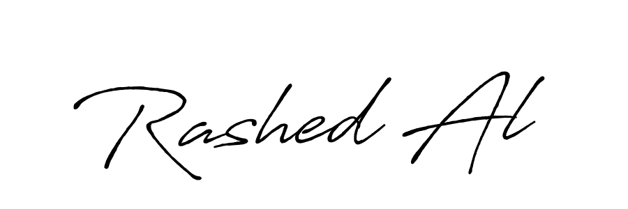 Create a beautiful signature design for name Rashed Al. With this signature (Antro_Vectra_Bolder) fonts, you can make a handwritten signature for free. Rashed Al signature style 7 images and pictures png