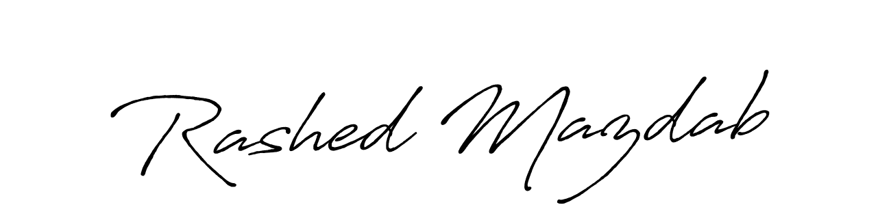 You should practise on your own different ways (Antro_Vectra_Bolder) to write your name (Rashed Mazdab) in signature. don't let someone else do it for you. Rashed Mazdab signature style 7 images and pictures png