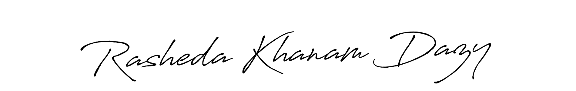 Similarly Antro_Vectra_Bolder is the best handwritten signature design. Signature creator online .You can use it as an online autograph creator for name Rasheda Khanam Dazy. Rasheda Khanam Dazy signature style 7 images and pictures png