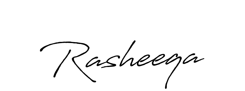 Design your own signature with our free online signature maker. With this signature software, you can create a handwritten (Antro_Vectra_Bolder) signature for name Rasheeqa. Rasheeqa signature style 7 images and pictures png