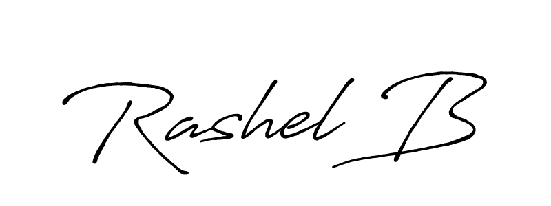 The best way (Antro_Vectra_Bolder) to make a short signature is to pick only two or three words in your name. The name Rashel B include a total of six letters. For converting this name. Rashel B signature style 7 images and pictures png
