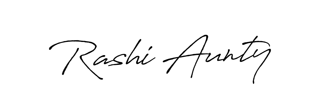 Similarly Antro_Vectra_Bolder is the best handwritten signature design. Signature creator online .You can use it as an online autograph creator for name Rashi Aunty. Rashi Aunty signature style 7 images and pictures png