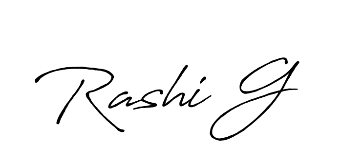 Also we have Rashi G name is the best signature style. Create professional handwritten signature collection using Antro_Vectra_Bolder autograph style. Rashi G signature style 7 images and pictures png