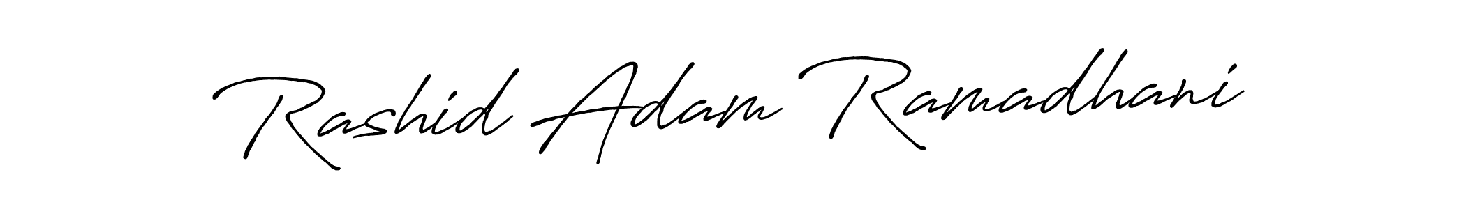 It looks lik you need a new signature style for name Rashid Adam Ramadhani. Design unique handwritten (Antro_Vectra_Bolder) signature with our free signature maker in just a few clicks. Rashid Adam Ramadhani signature style 7 images and pictures png