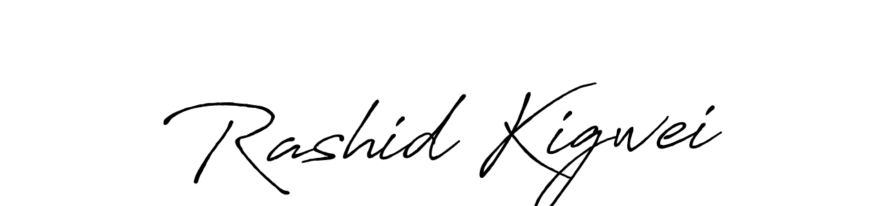How to Draw Rashid Kigwei signature style? Antro_Vectra_Bolder is a latest design signature styles for name Rashid Kigwei. Rashid Kigwei signature style 7 images and pictures png