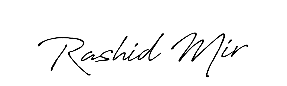 Once you've used our free online signature maker to create your best signature Antro_Vectra_Bolder style, it's time to enjoy all of the benefits that Rashid Mir name signing documents. Rashid Mir signature style 7 images and pictures png