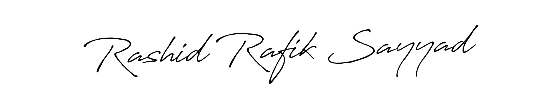Similarly Antro_Vectra_Bolder is the best handwritten signature design. Signature creator online .You can use it as an online autograph creator for name Rashid Rafik Sayyad. Rashid Rafik Sayyad signature style 7 images and pictures png
