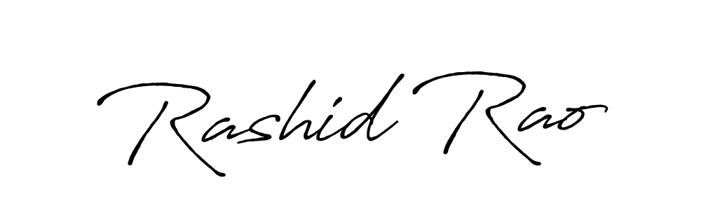 Design your own signature with our free online signature maker. With this signature software, you can create a handwritten (Antro_Vectra_Bolder) signature for name Rashid Rao. Rashid Rao signature style 7 images and pictures png