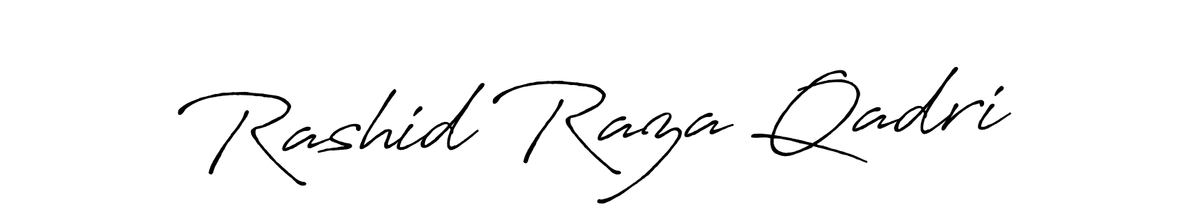 You should practise on your own different ways (Antro_Vectra_Bolder) to write your name (Rashid Raza Qadri) in signature. don't let someone else do it for you. Rashid Raza Qadri signature style 7 images and pictures png