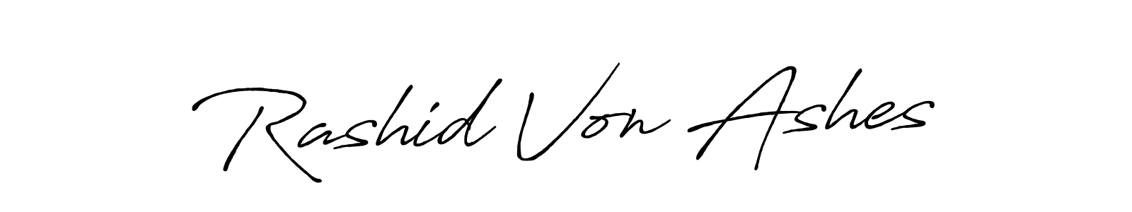 Best and Professional Signature Style for Rashid Von Ashes. Antro_Vectra_Bolder Best Signature Style Collection. Rashid Von Ashes signature style 7 images and pictures png