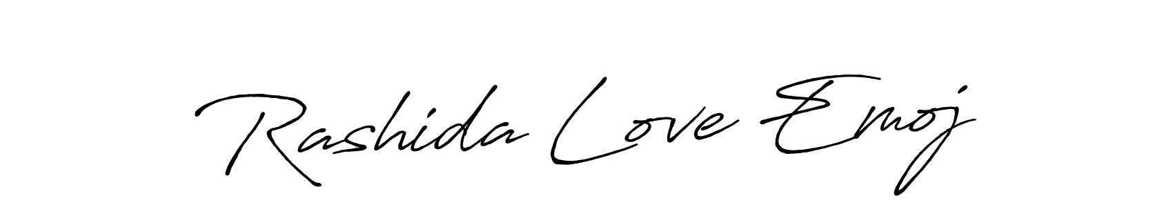 The best way (Antro_Vectra_Bolder) to make a short signature is to pick only two or three words in your name. The name Rashida Love Emoj include a total of six letters. For converting this name. Rashida Love Emoj signature style 7 images and pictures png