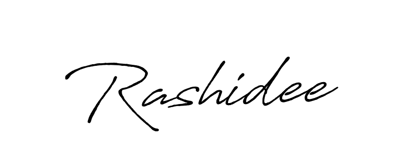 Create a beautiful signature design for name Rashidee. With this signature (Antro_Vectra_Bolder) fonts, you can make a handwritten signature for free. Rashidee signature style 7 images and pictures png