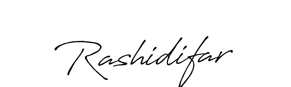 How to make Rashidifar name signature. Use Antro_Vectra_Bolder style for creating short signs online. This is the latest handwritten sign. Rashidifar signature style 7 images and pictures png