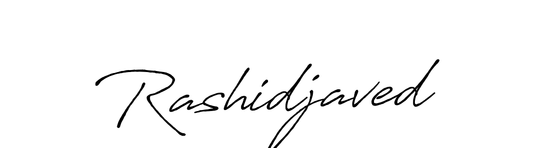 Rashidjaved stylish signature style. Best Handwritten Sign (Antro_Vectra_Bolder) for my name. Handwritten Signature Collection Ideas for my name Rashidjaved. Rashidjaved signature style 7 images and pictures png