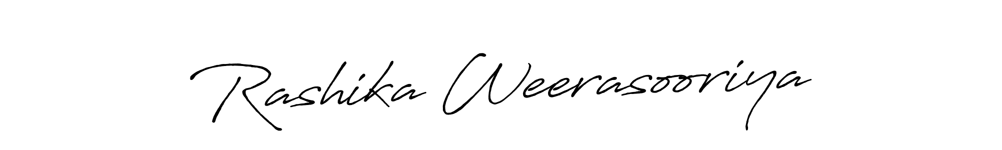 Also You can easily find your signature by using the search form. We will create Rashika Weerasooriya name handwritten signature images for you free of cost using Antro_Vectra_Bolder sign style. Rashika Weerasooriya signature style 7 images and pictures png