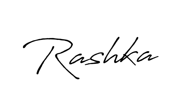 Use a signature maker to create a handwritten signature online. With this signature software, you can design (Antro_Vectra_Bolder) your own signature for name Rashka. Rashka signature style 7 images and pictures png