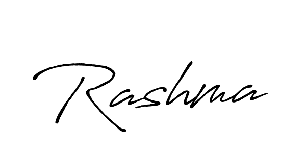 How to make Rashma name signature. Use Antro_Vectra_Bolder style for creating short signs online. This is the latest handwritten sign. Rashma signature style 7 images and pictures png