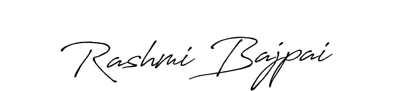 Also we have Rashmi Bajpai name is the best signature style. Create professional handwritten signature collection using Antro_Vectra_Bolder autograph style. Rashmi Bajpai signature style 7 images and pictures png