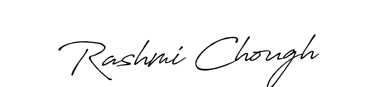 Rashmi Chough stylish signature style. Best Handwritten Sign (Antro_Vectra_Bolder) for my name. Handwritten Signature Collection Ideas for my name Rashmi Chough. Rashmi Chough signature style 7 images and pictures png