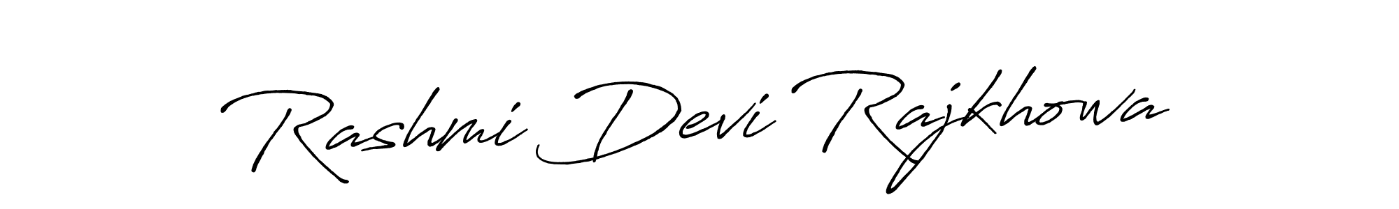 It looks lik you need a new signature style for name Rashmi Devi Rajkhowa. Design unique handwritten (Antro_Vectra_Bolder) signature with our free signature maker in just a few clicks. Rashmi Devi Rajkhowa signature style 7 images and pictures png