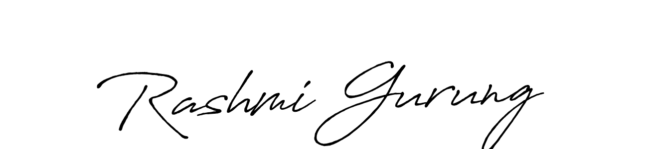 The best way (Antro_Vectra_Bolder) to make a short signature is to pick only two or three words in your name. The name Rashmi Gurung include a total of six letters. For converting this name. Rashmi Gurung signature style 7 images and pictures png