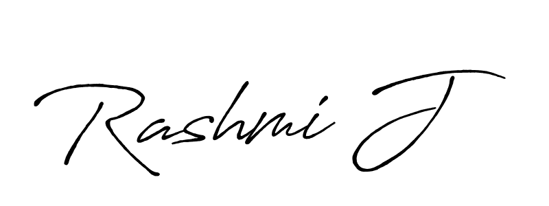 You should practise on your own different ways (Antro_Vectra_Bolder) to write your name (Rashmi J) in signature. don't let someone else do it for you. Rashmi J signature style 7 images and pictures png