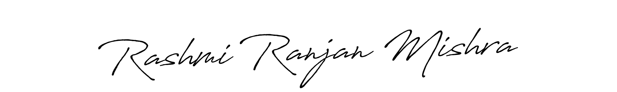 Create a beautiful signature design for name Rashmi Ranjan Mishra. With this signature (Antro_Vectra_Bolder) fonts, you can make a handwritten signature for free. Rashmi Ranjan Mishra signature style 7 images and pictures png