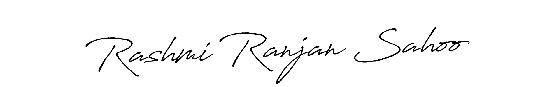 Make a beautiful signature design for name Rashmi Ranjan Sahoo. With this signature (Antro_Vectra_Bolder) style, you can create a handwritten signature for free. Rashmi Ranjan Sahoo signature style 7 images and pictures png