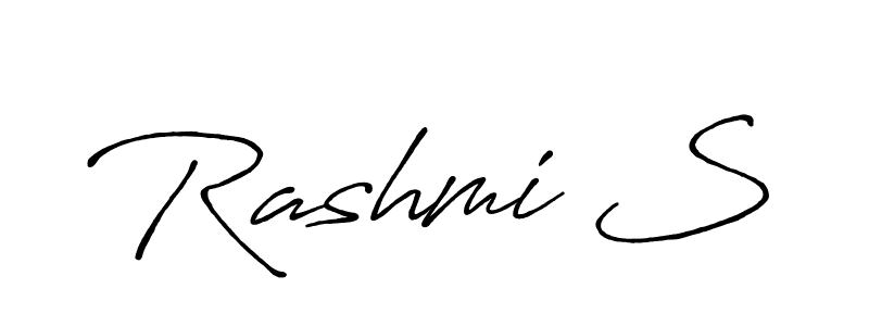 You should practise on your own different ways (Antro_Vectra_Bolder) to write your name (Rashmi S) in signature. don't let someone else do it for you. Rashmi S signature style 7 images and pictures png