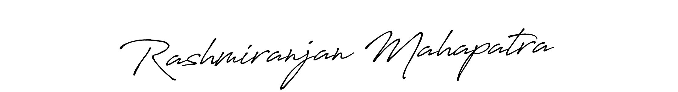 Create a beautiful signature design for name Rashmiranjan Mahapatra. With this signature (Antro_Vectra_Bolder) fonts, you can make a handwritten signature for free. Rashmiranjan Mahapatra signature style 7 images and pictures png