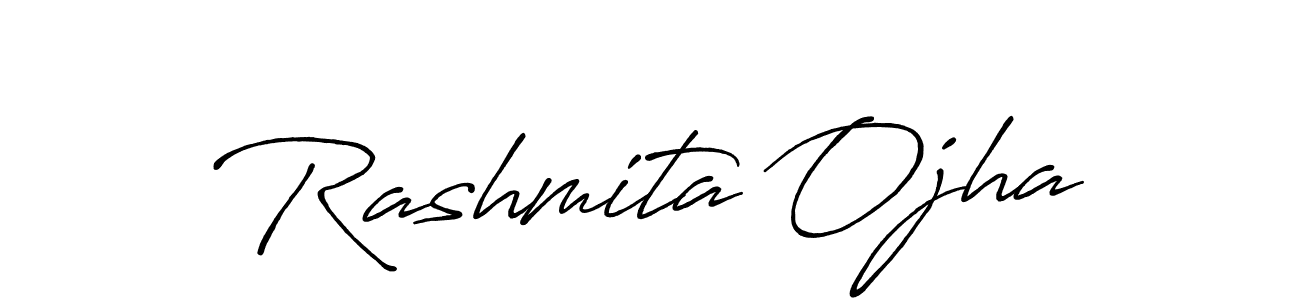 Also we have Rashmita Ojha name is the best signature style. Create professional handwritten signature collection using Antro_Vectra_Bolder autograph style. Rashmita Ojha signature style 7 images and pictures png