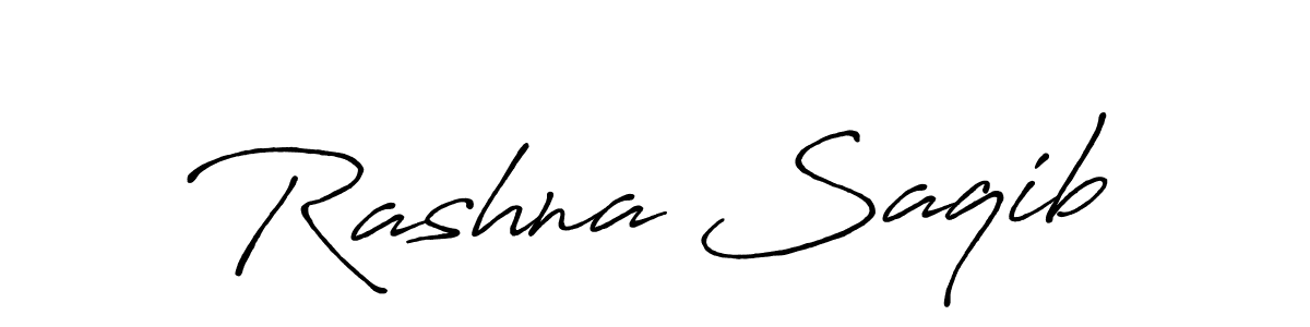 The best way (Antro_Vectra_Bolder) to make a short signature is to pick only two or three words in your name. The name Rashna Saqib include a total of six letters. For converting this name. Rashna Saqib signature style 7 images and pictures png