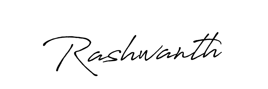 Make a beautiful signature design for name Rashwanth. With this signature (Antro_Vectra_Bolder) style, you can create a handwritten signature for free. Rashwanth signature style 7 images and pictures png