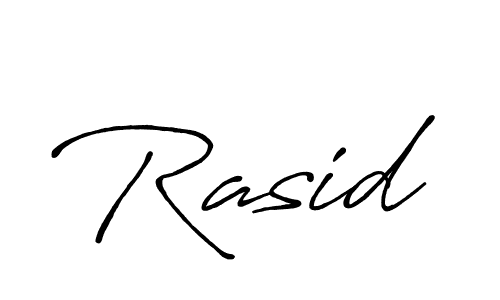 Design your own signature with our free online signature maker. With this signature software, you can create a handwritten (Antro_Vectra_Bolder) signature for name Rasid. Rasid signature style 7 images and pictures png