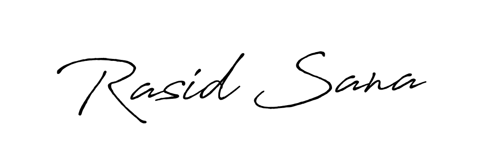 You should practise on your own different ways (Antro_Vectra_Bolder) to write your name (Rasid Sana) in signature. don't let someone else do it for you. Rasid Sana signature style 7 images and pictures png