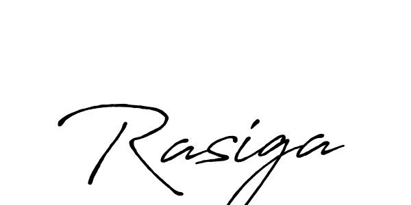 Create a beautiful signature design for name Rasiga. With this signature (Antro_Vectra_Bolder) fonts, you can make a handwritten signature for free. Rasiga signature style 7 images and pictures png