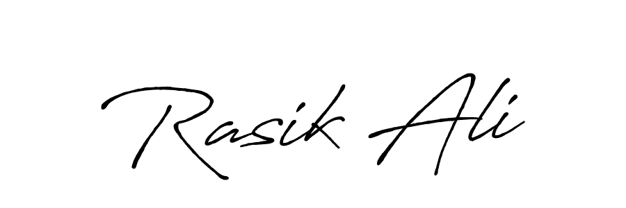 It looks lik you need a new signature style for name Rasik Ali. Design unique handwritten (Antro_Vectra_Bolder) signature with our free signature maker in just a few clicks. Rasik Ali signature style 7 images and pictures png