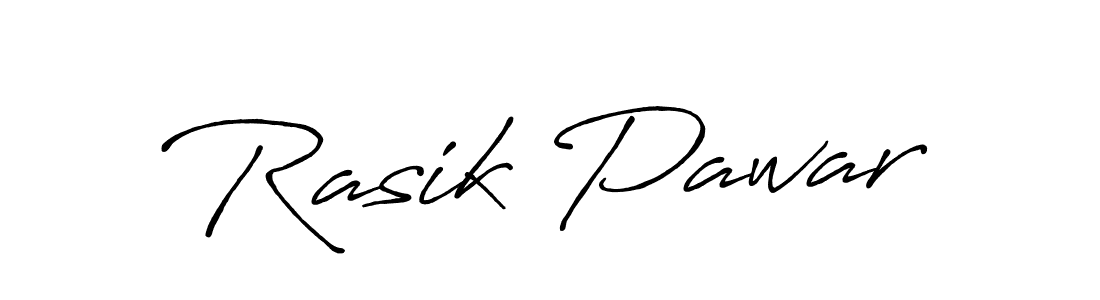 How to make Rasik Pawar signature? Antro_Vectra_Bolder is a professional autograph style. Create handwritten signature for Rasik Pawar name. Rasik Pawar signature style 7 images and pictures png