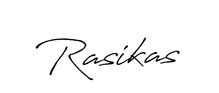 Rasikas stylish signature style. Best Handwritten Sign (Antro_Vectra_Bolder) for my name. Handwritten Signature Collection Ideas for my name Rasikas. Rasikas signature style 7 images and pictures png