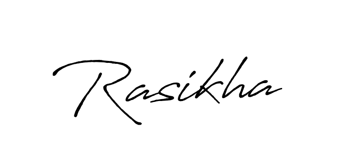 The best way (Antro_Vectra_Bolder) to make a short signature is to pick only two or three words in your name. The name Rasikha include a total of six letters. For converting this name. Rasikha signature style 7 images and pictures png