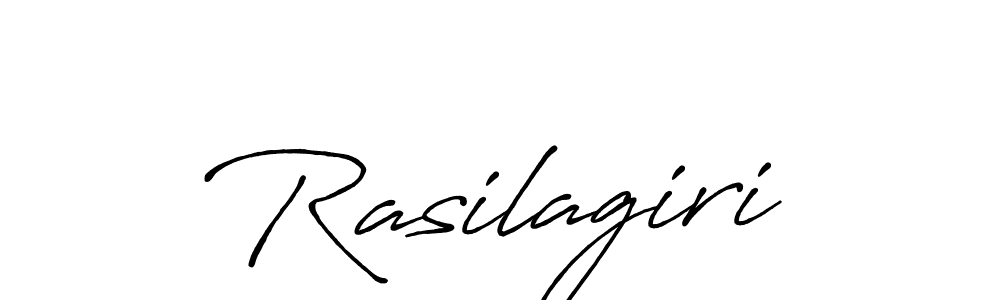 How to make Rasilagiri signature? Antro_Vectra_Bolder is a professional autograph style. Create handwritten signature for Rasilagiri name. Rasilagiri signature style 7 images and pictures png