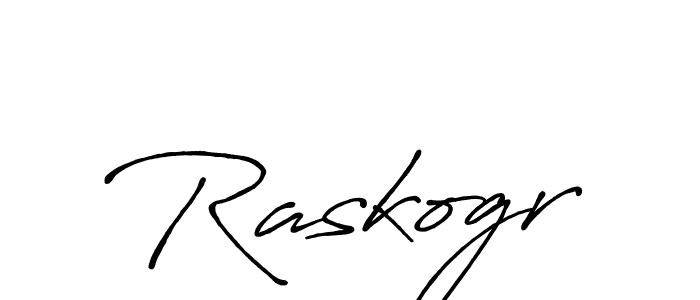 Once you've used our free online signature maker to create your best signature Antro_Vectra_Bolder style, it's time to enjoy all of the benefits that Raskogr name signing documents. Raskogr signature style 7 images and pictures png