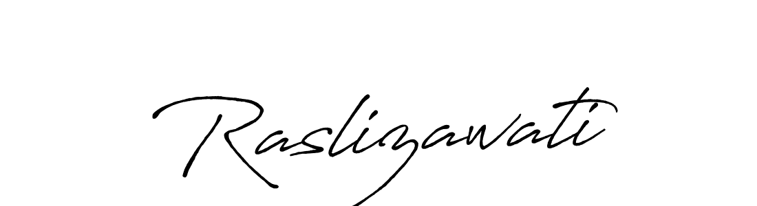 How to make Raslizawati signature? Antro_Vectra_Bolder is a professional autograph style. Create handwritten signature for Raslizawati name. Raslizawati signature style 7 images and pictures png