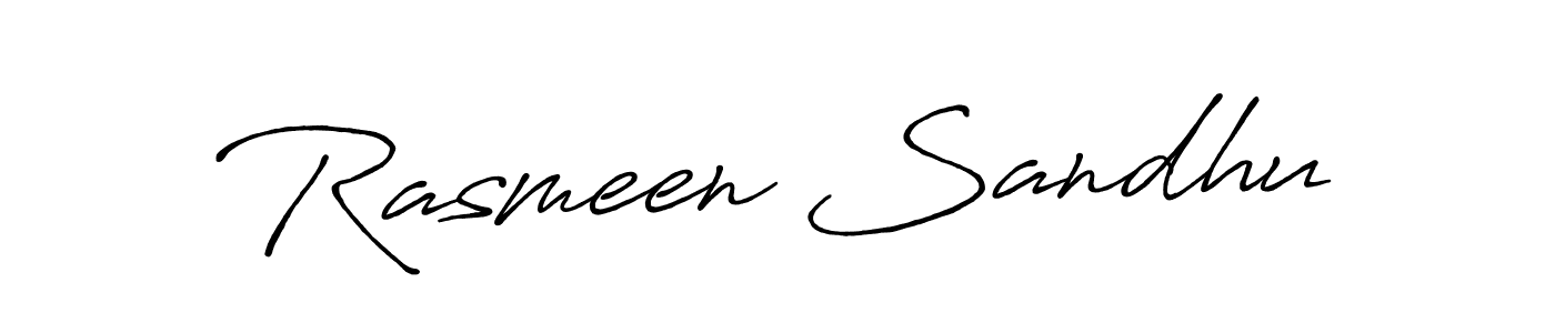 Make a beautiful signature design for name Rasmeen Sandhu. Use this online signature maker to create a handwritten signature for free. Rasmeen Sandhu signature style 7 images and pictures png