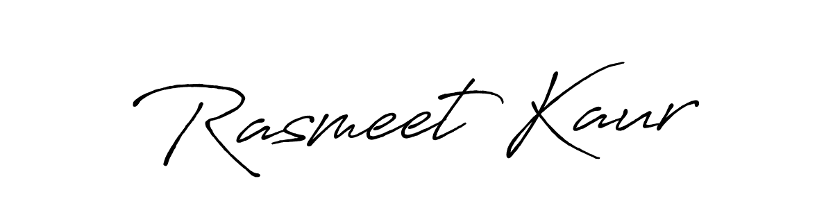 This is the best signature style for the Rasmeet Kaur name. Also you like these signature font (Antro_Vectra_Bolder). Mix name signature. Rasmeet Kaur signature style 7 images and pictures png